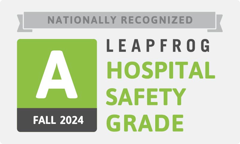 Leapfrog Hospital Safety Grade A Fall 2024